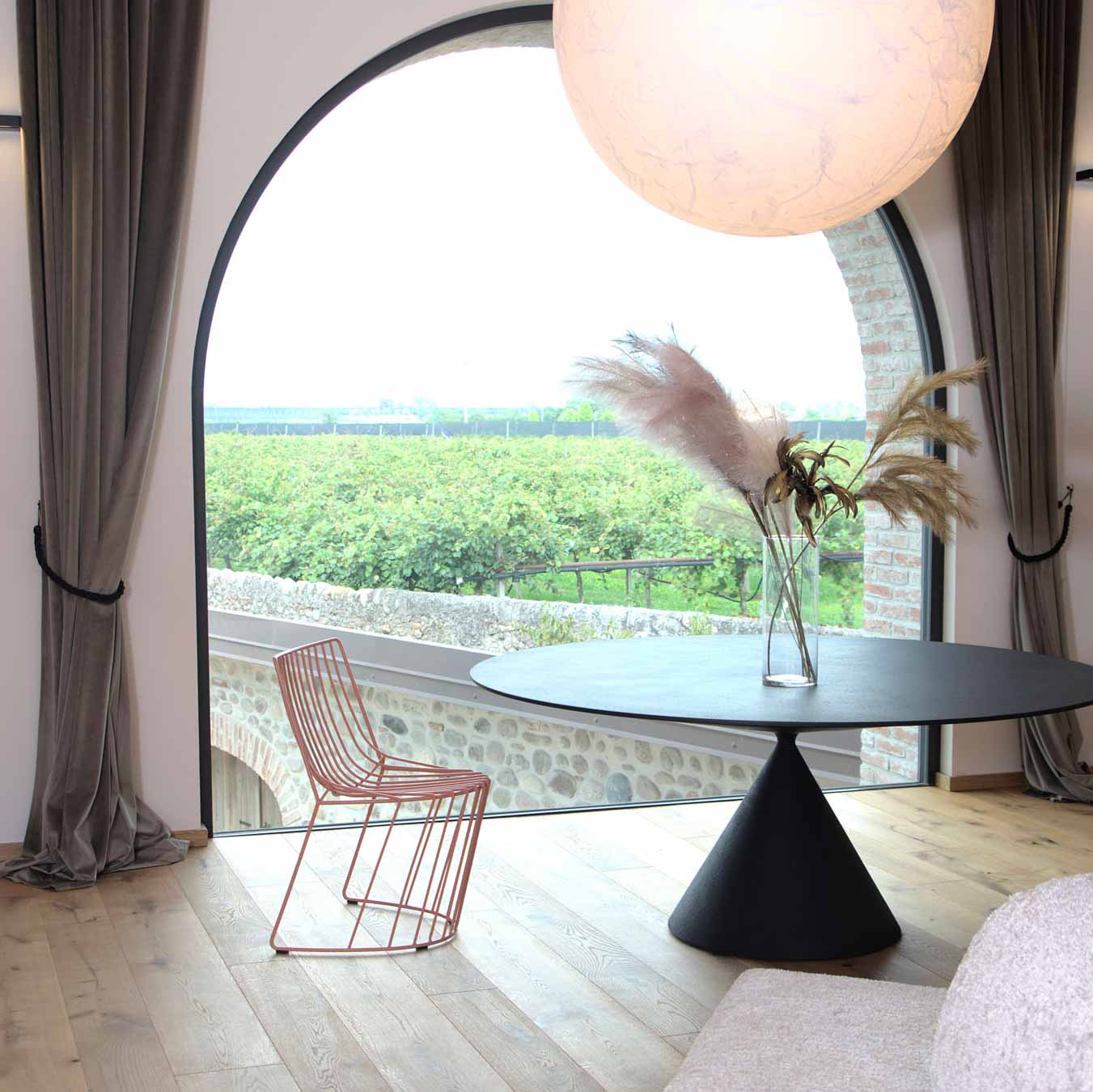 Amarone Dining Chair – Wire Metal Design by Enrico Girotti for LapiegaWD