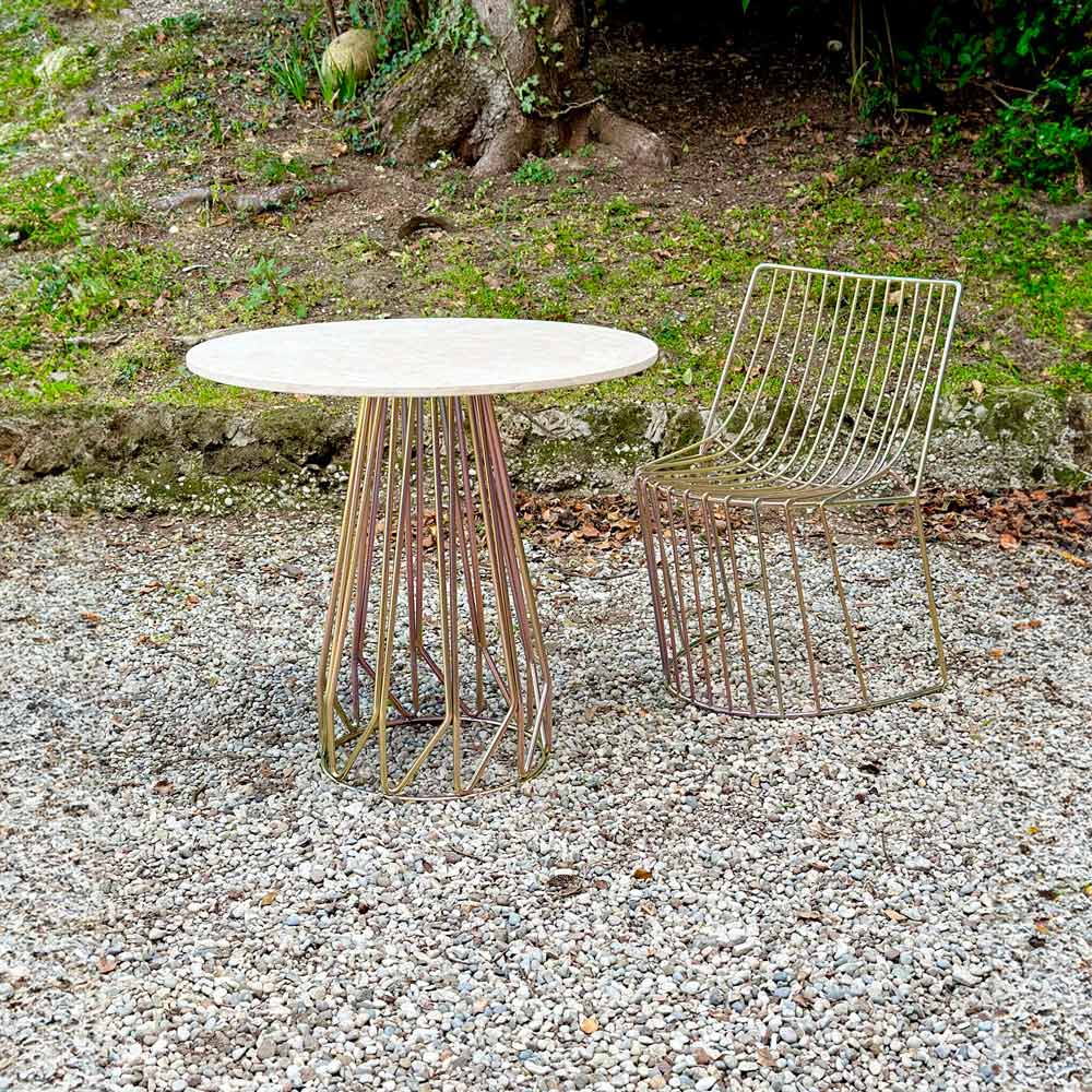 Amarone Outdoor Chair – Conceptual Metal Design by Enrico Girotti for LapiegaWD
