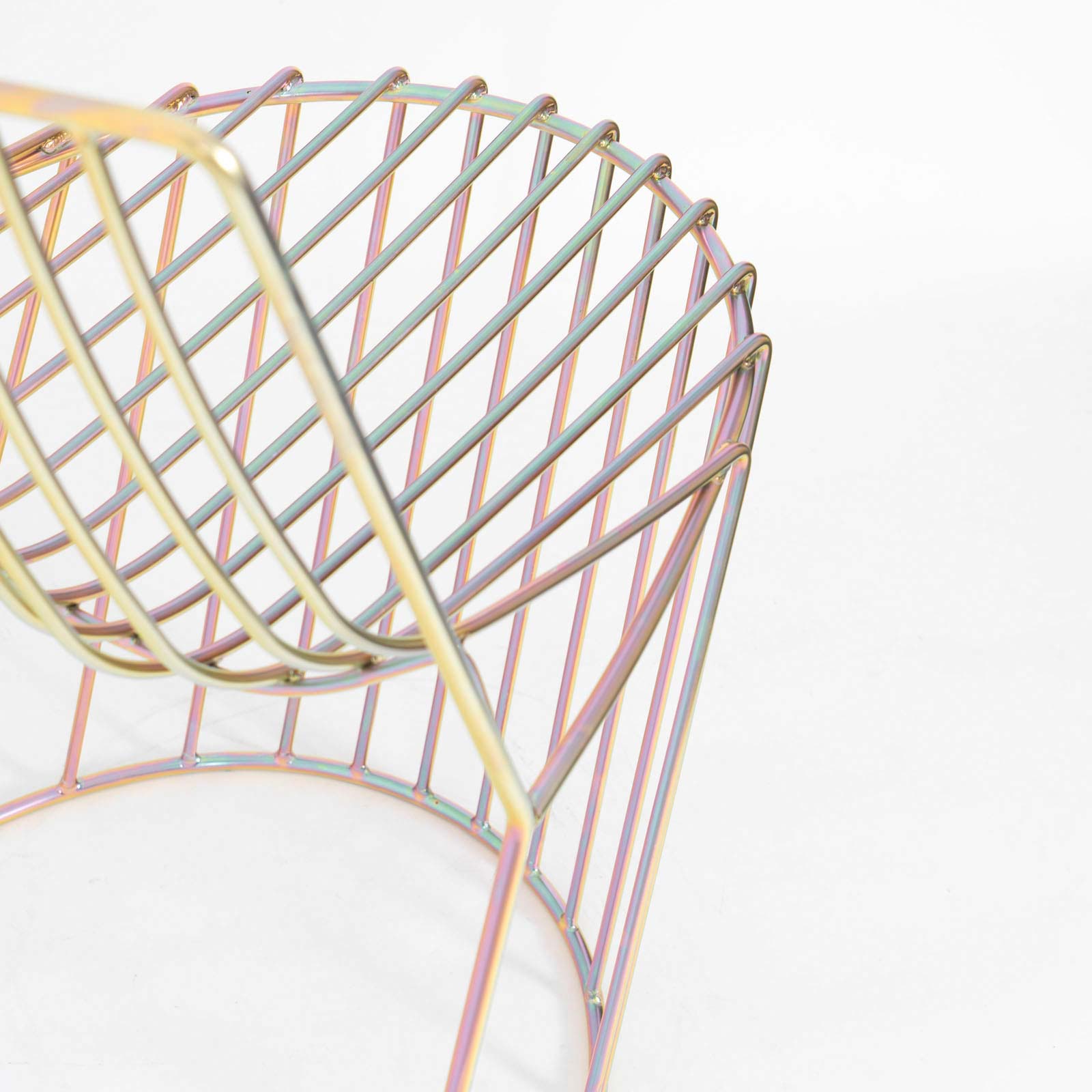 Amarone Outdoor Chair by Enrico Girotti – Italian Designer Metal Statement Piece