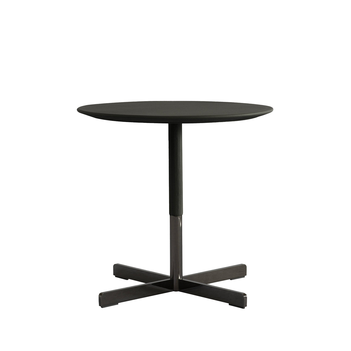 Luxury BOB Leather Wood Coffee Table Modern Italian Style for Villa