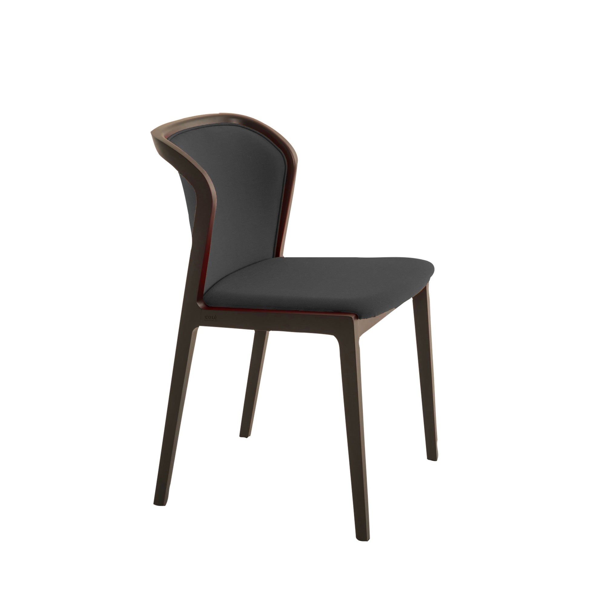 Vienna Upholstered Dining Chair – Beechwood & Wool Colé Italia Contemporary Piece