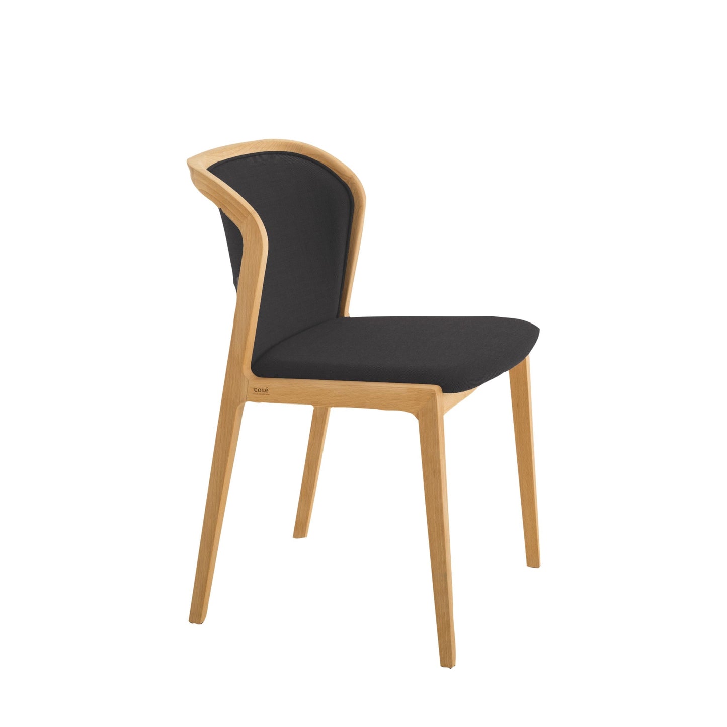 Vienna Upholstered Dining Chair – Beechwood & Wool Colé Italia Contemporary Piece