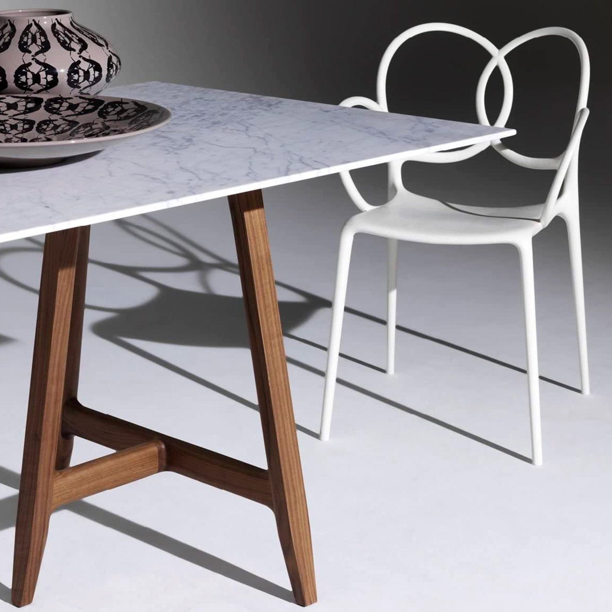 Sissi Armchair Sculptural Loops – Polypropylene Driade Contemporary Dining Seating