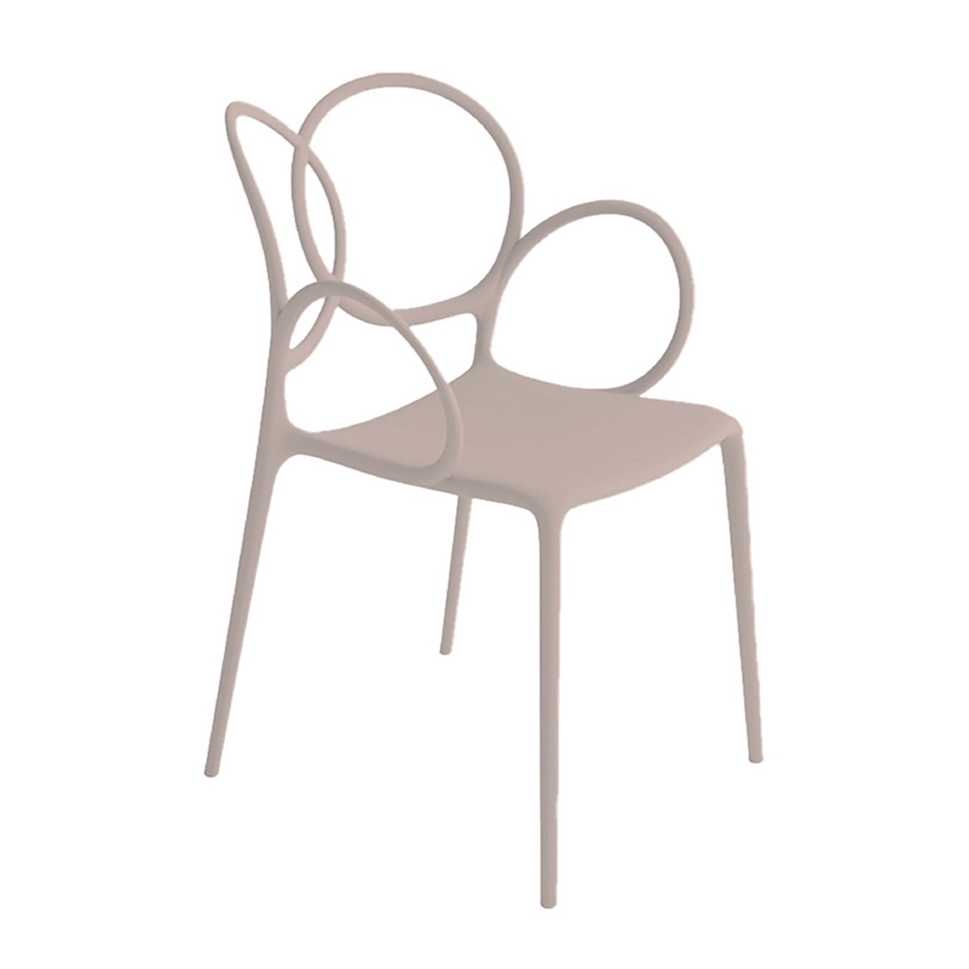 Sissi Armchair Sculptural Loops – Polypropylene Driade Contemporary Dining Seating