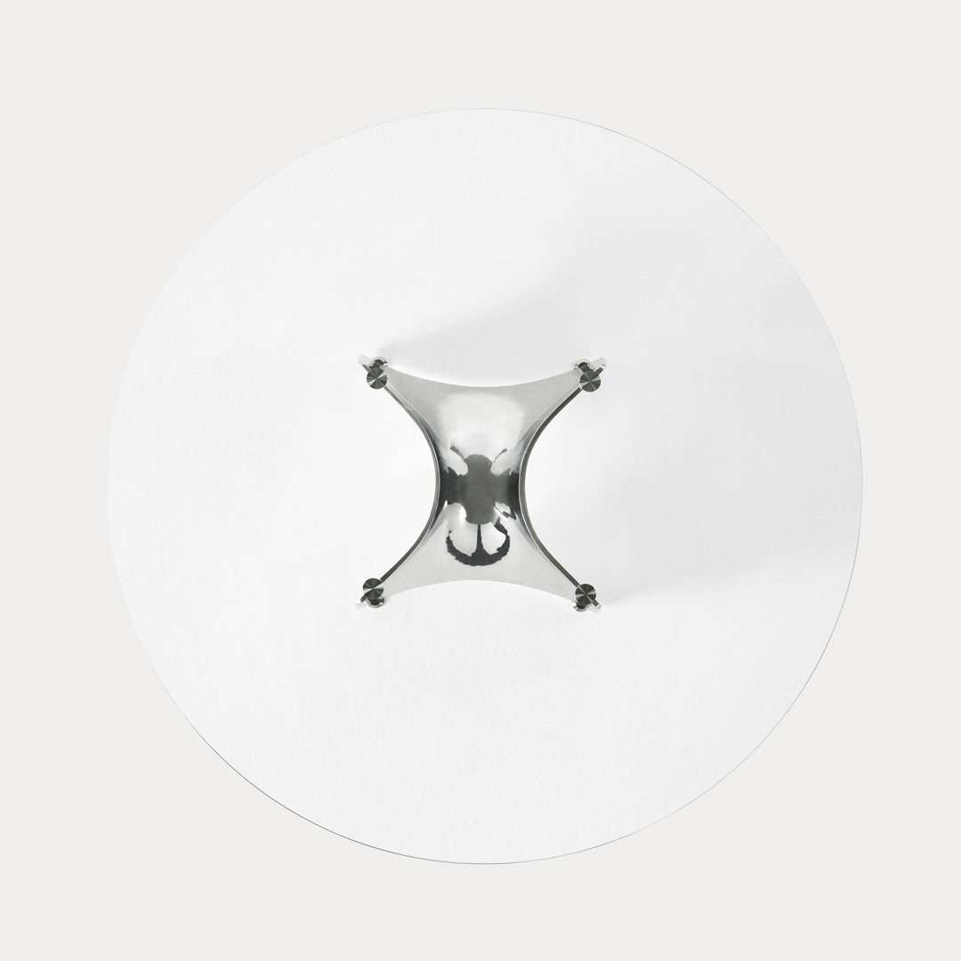 Luxury BENTZ Aluminium Glass Coffee Table Modern Italian Style for Villa