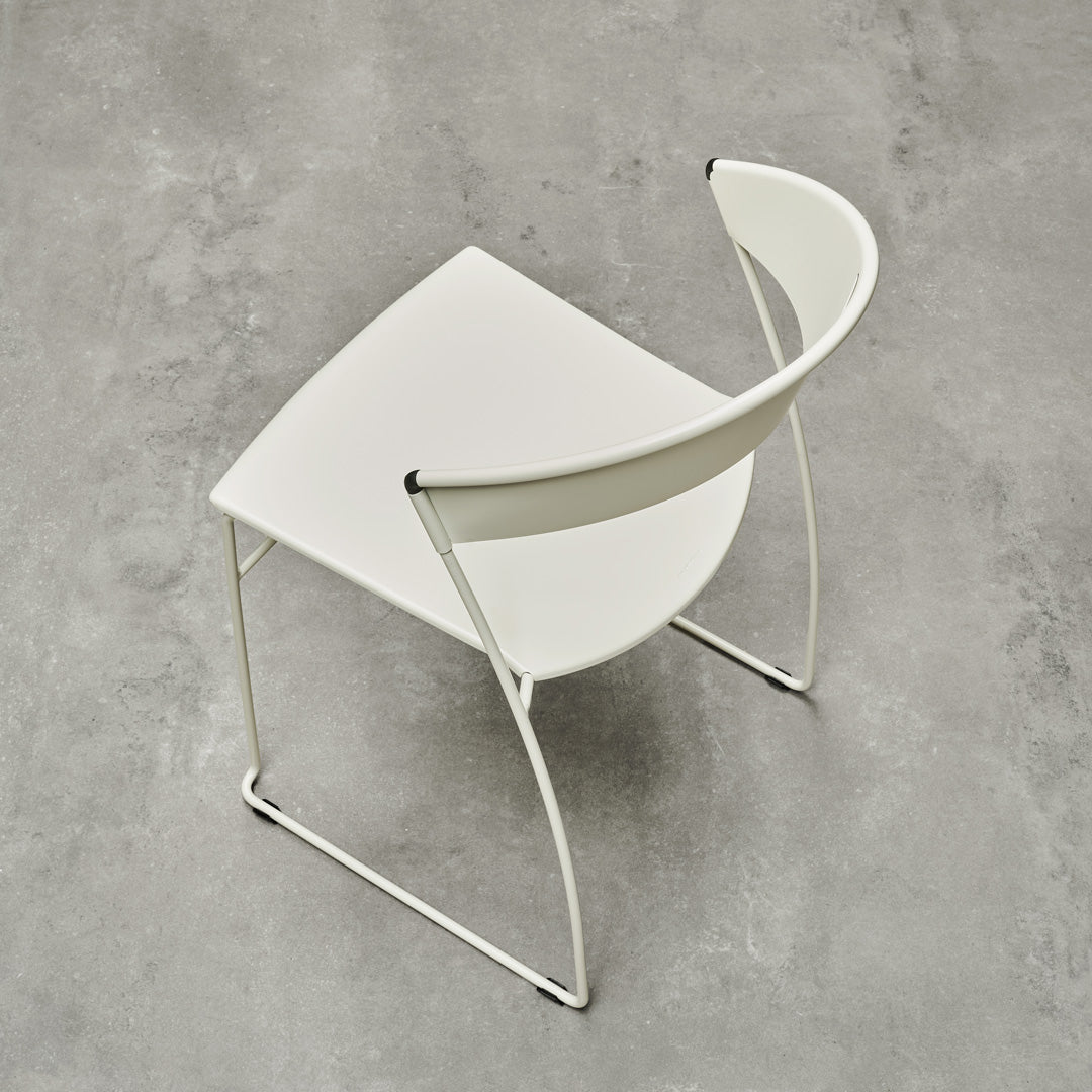 Juliette Stackable Chair by Hannes Wettstein – Italian Designer Steel Seating