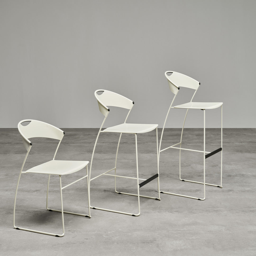 Juliette Stackable Chair by Hannes Wettstein – Italian Designer Steel Seating