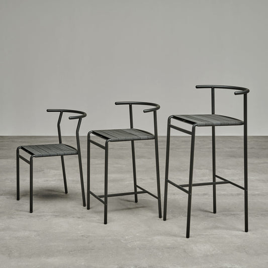 Luxury Café Chair 80H Bar Stool Modern Italian Style for Villa
