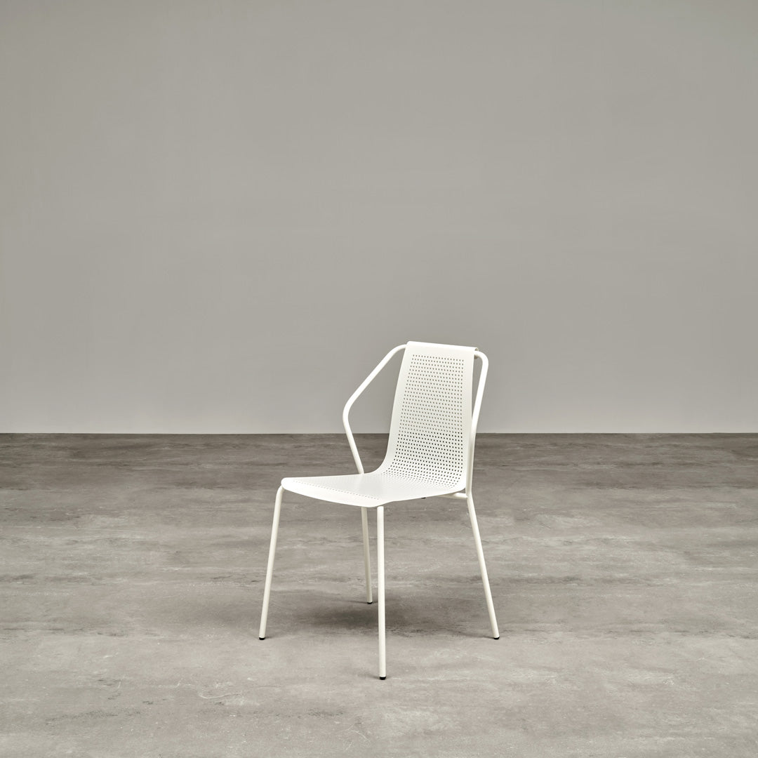 Donna Outdoor Chair – Stackable Stainless Steel Baleri Italia Modern