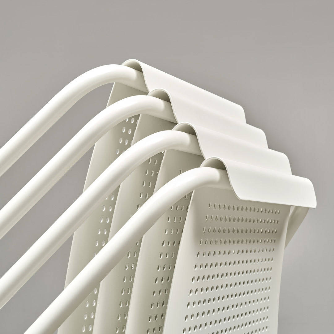 Donna Outdoor Chair – Stackable Stainless Steel Baleri Italia Modern