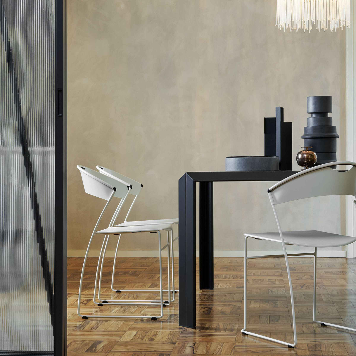 Luxury T-TABLE Dining Table Modern Italian Style for Villa