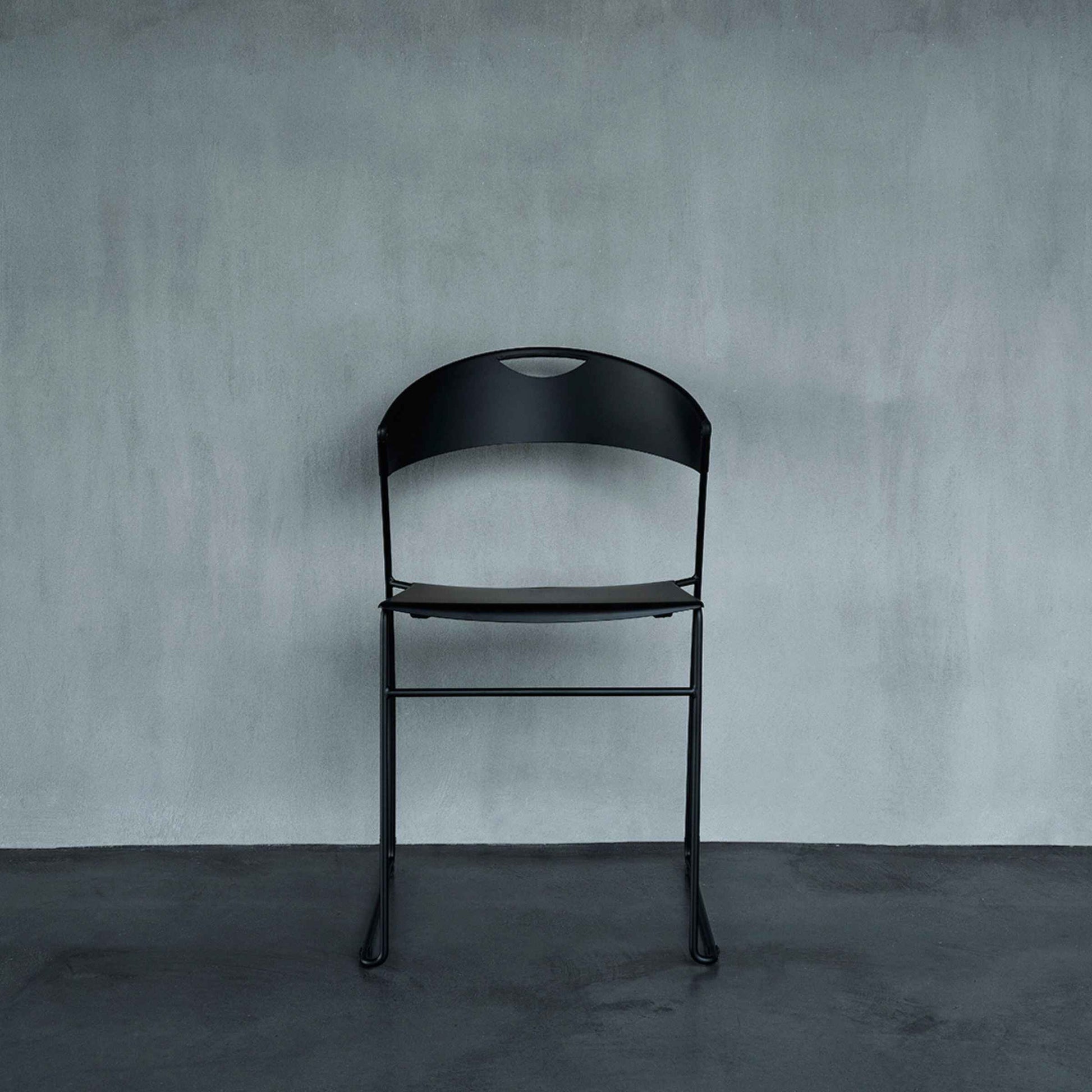 Juliette Stackable Chair by Hannes Wettstein – Italian Designer Steel Seating