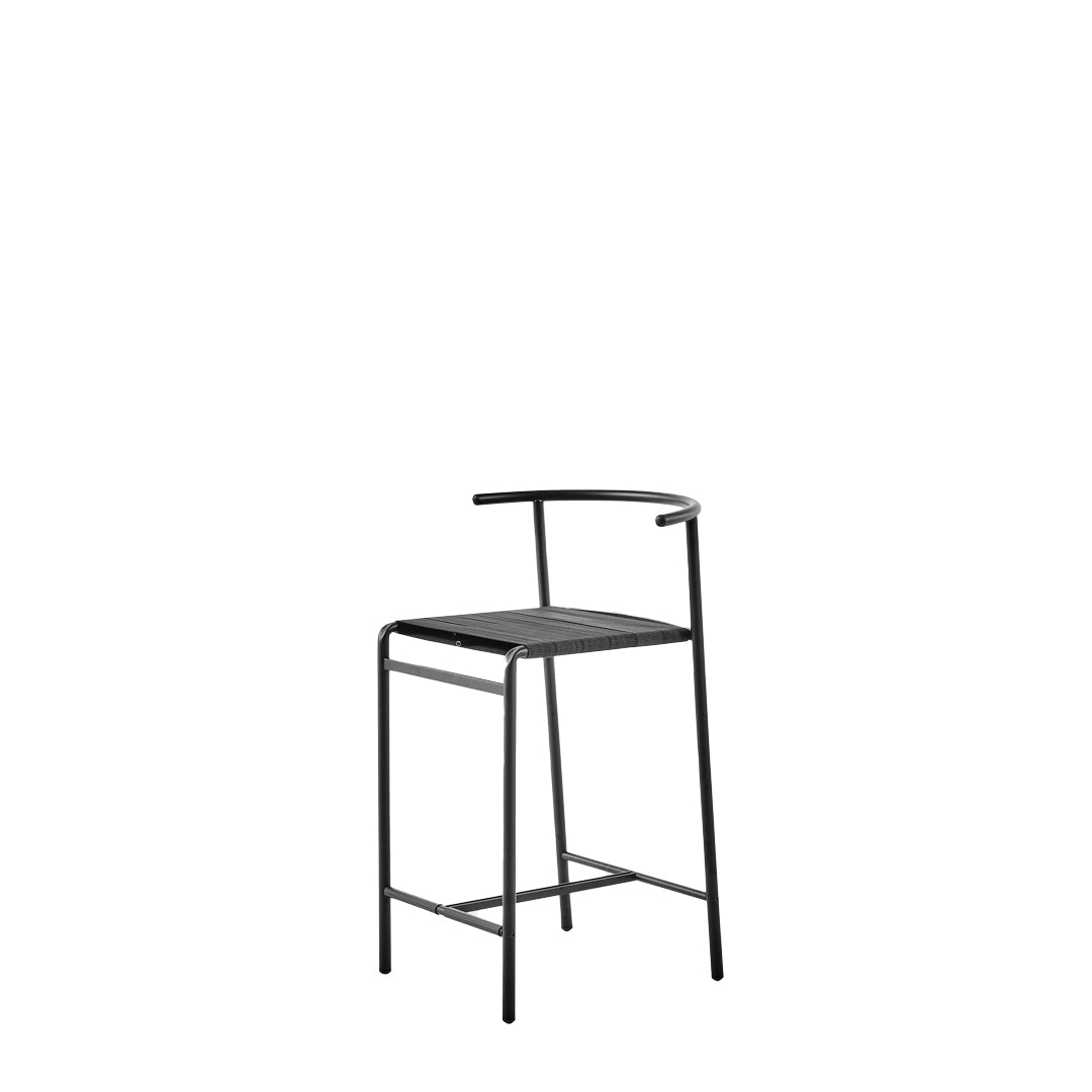 Luxury Café Chair 63H Bar Stool Modern Italian Style for Villa