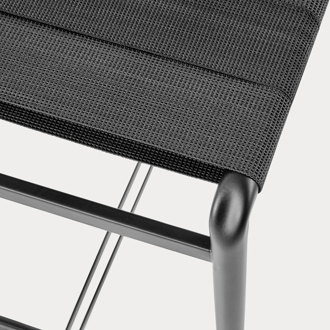 Luxury Café Chair 63H Bar Stool Modern Italian Style for Villa