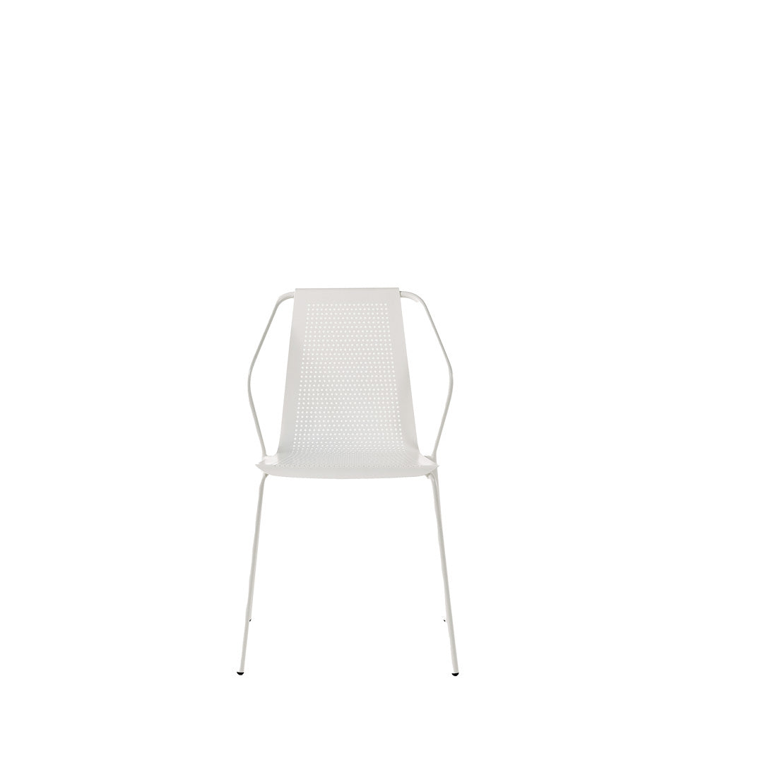 Donna Outdoor Chair – Stackable Stainless Steel Baleri Italia Modern