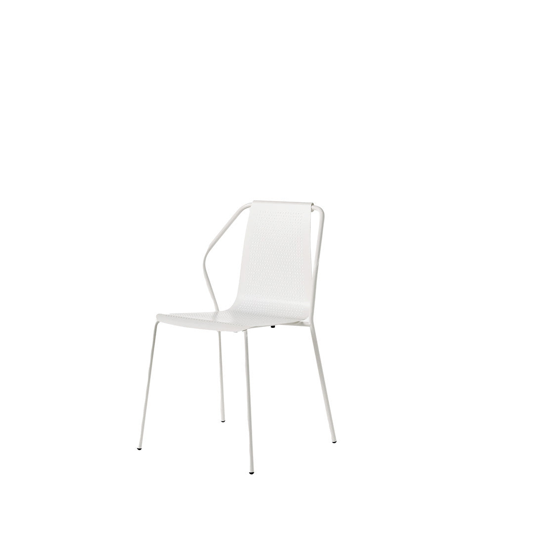Donna Outdoor Chair – Stackable Stainless Steel Baleri Italia Modern