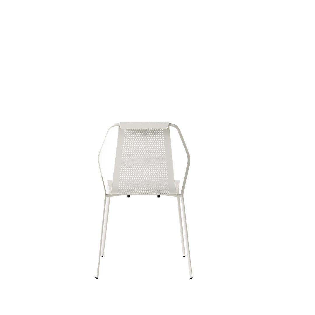 Donna Outdoor Chair – Stackable Stainless Steel Baleri Italia Modern