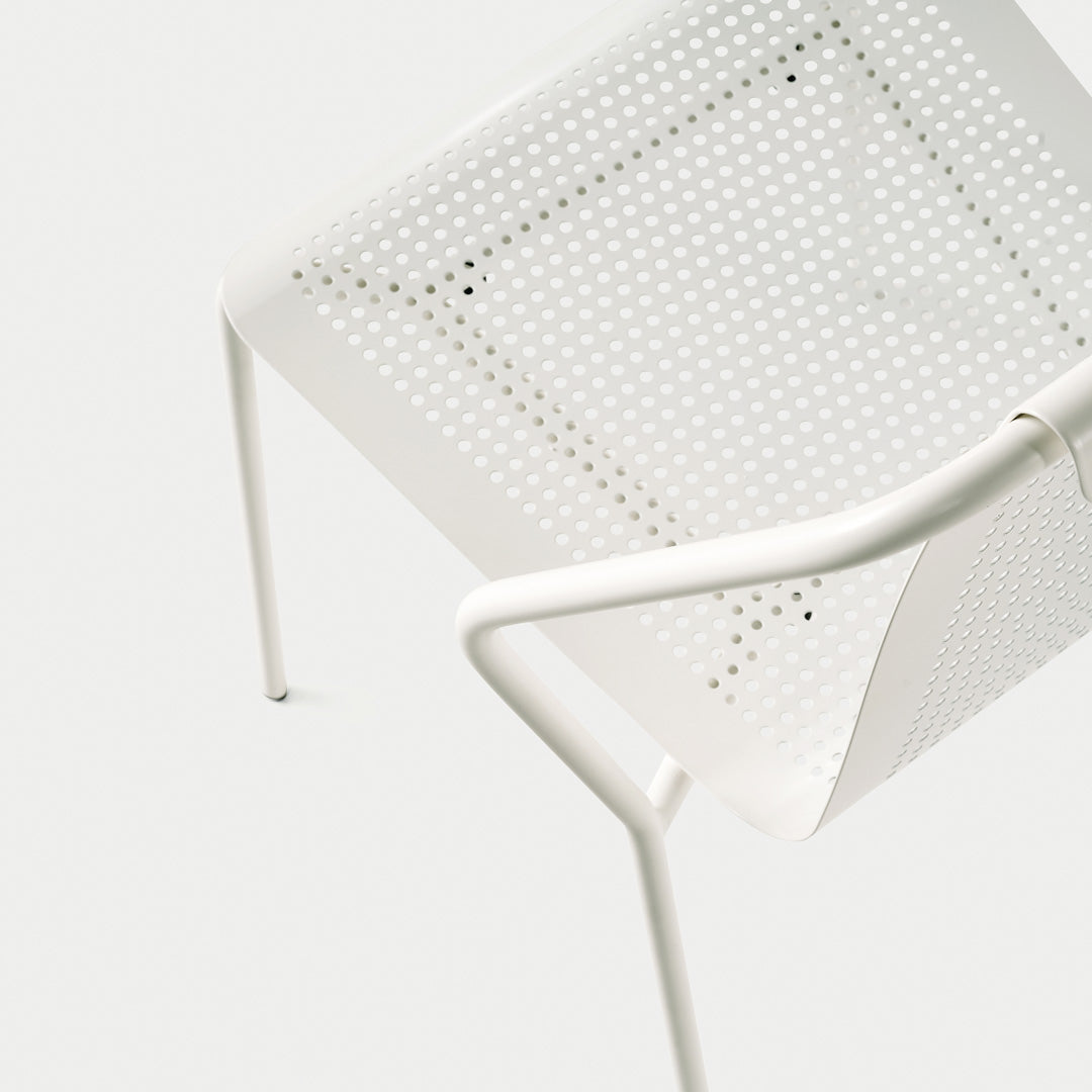 Donna Outdoor Chair – Stackable Stainless Steel Baleri Italia Modern