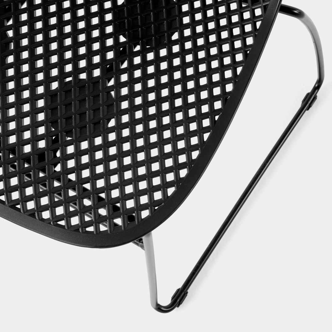 I.S.I. Stackable Chair – Textured Nylon Shell & Tubular Steel by Luigi Baroli for Baleri Italia