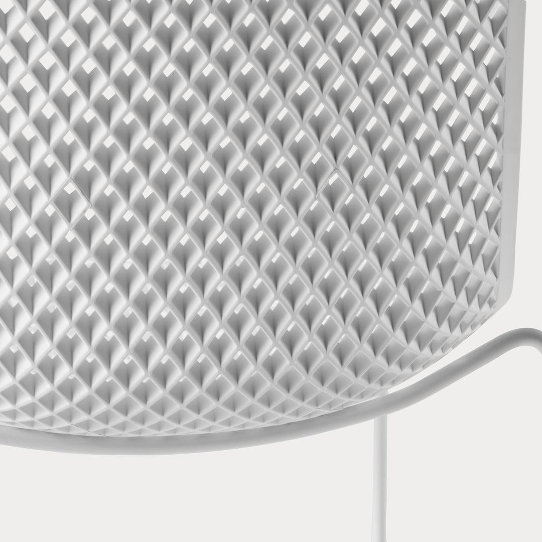 I.S.I. Stackable Chair – Textured Nylon Shell & Tubular Steel by Luigi Baroli for Baleri Italia