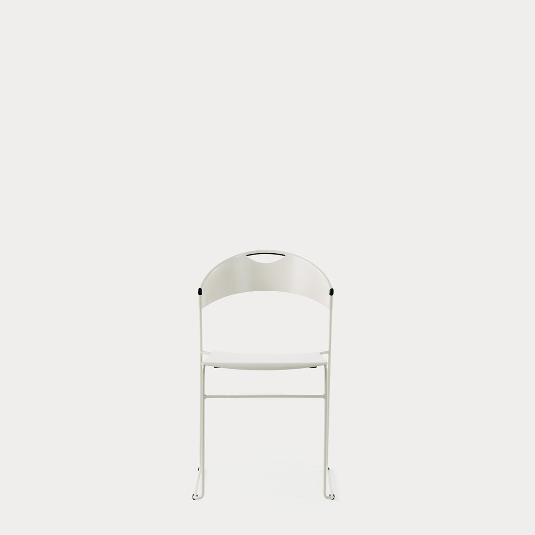 Juliette Stackable Chair by Hannes Wettstein – Italian Designer Steel Seating