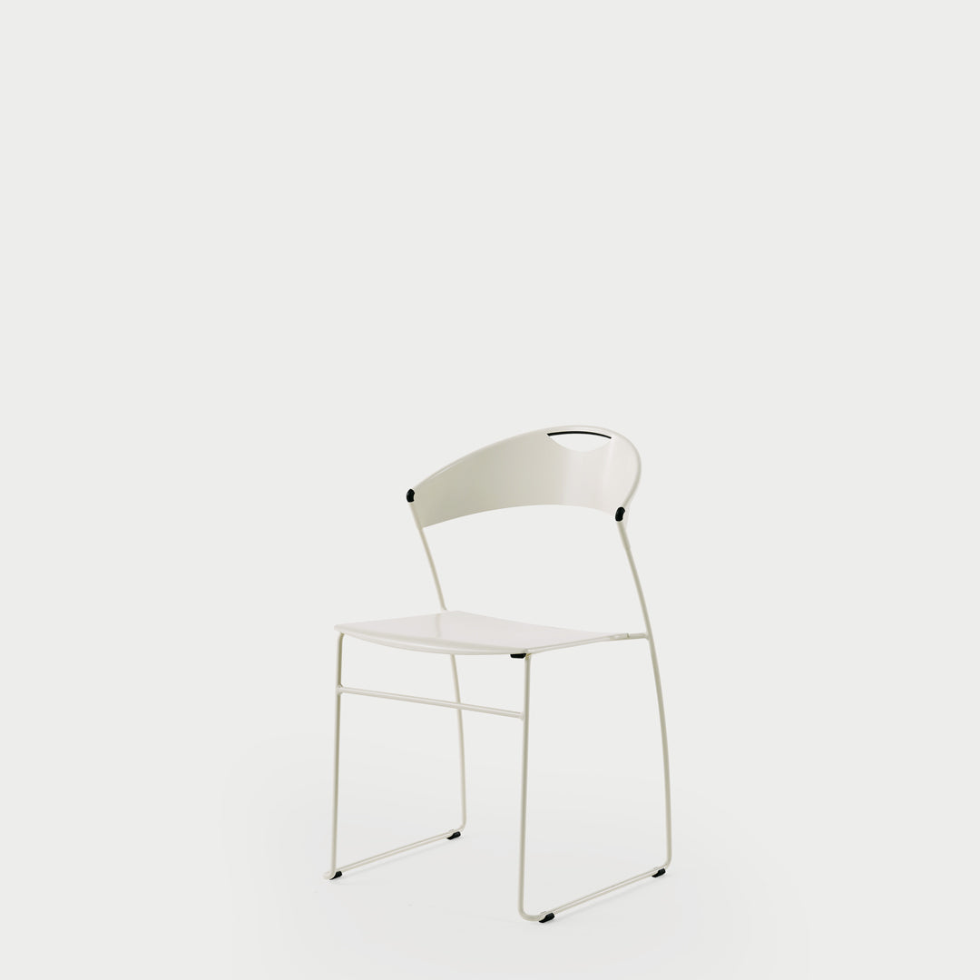 Juliette Stackable Chair by Hannes Wettstein – Italian Designer Steel Seating
