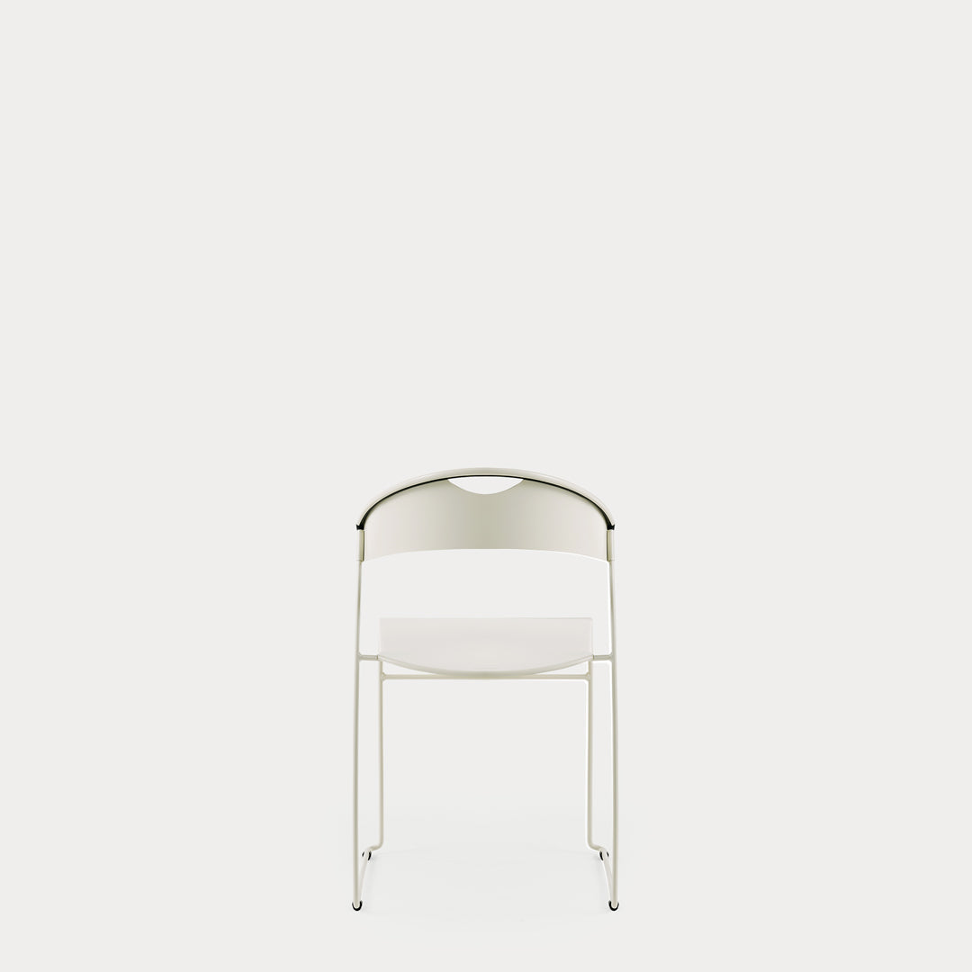 Juliette Stackable Chair by Hannes Wettstein – Italian Designer Steel Seating