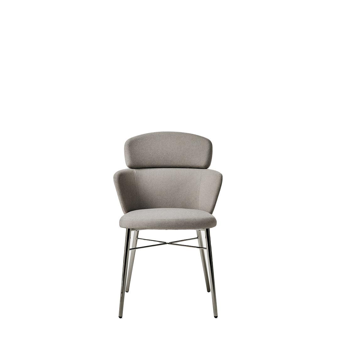 Luxury KIN Upholstered Dining Chair Modern Italian Style for Villa