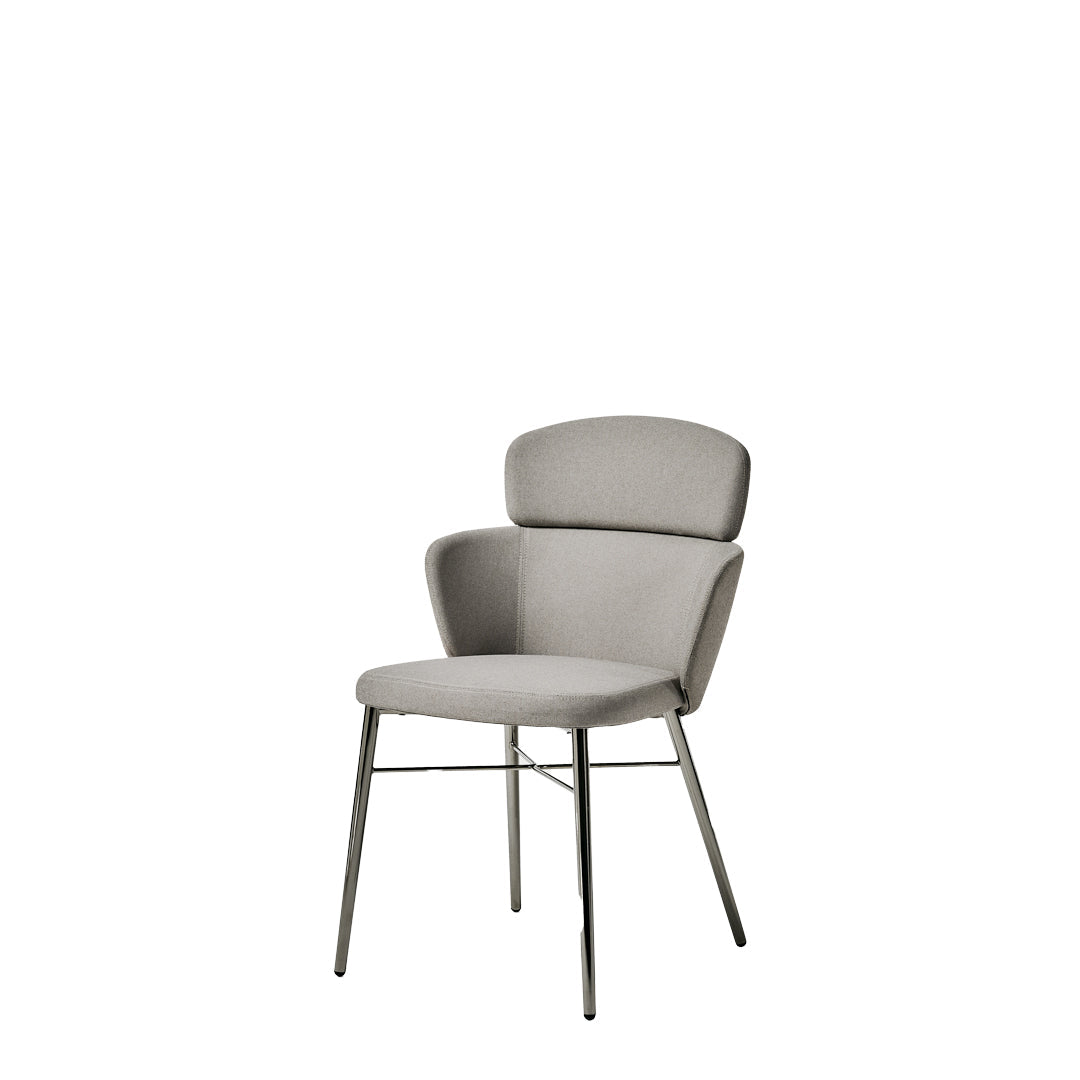 Luxury KIN Upholstered Dining Chair Modern Italian Style for Villa