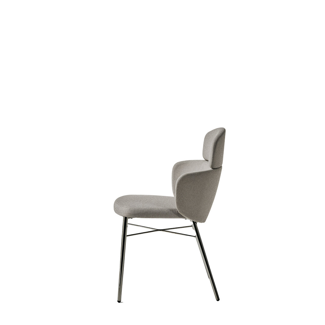 Luxury KIN Upholstered Dining Chair Modern Italian Style for Villa