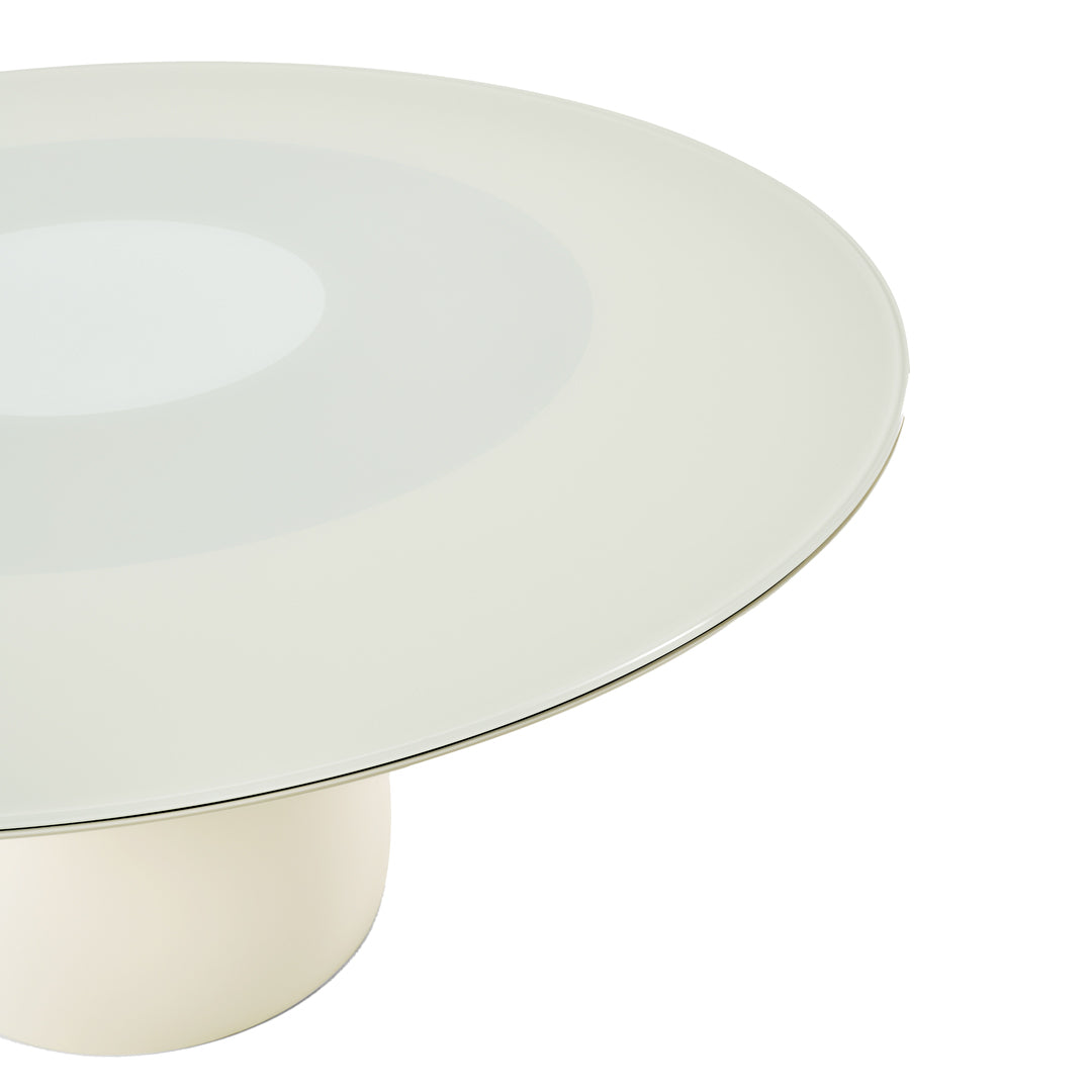 Roundel Dining Table – Italian Designer Glass Statement Piece