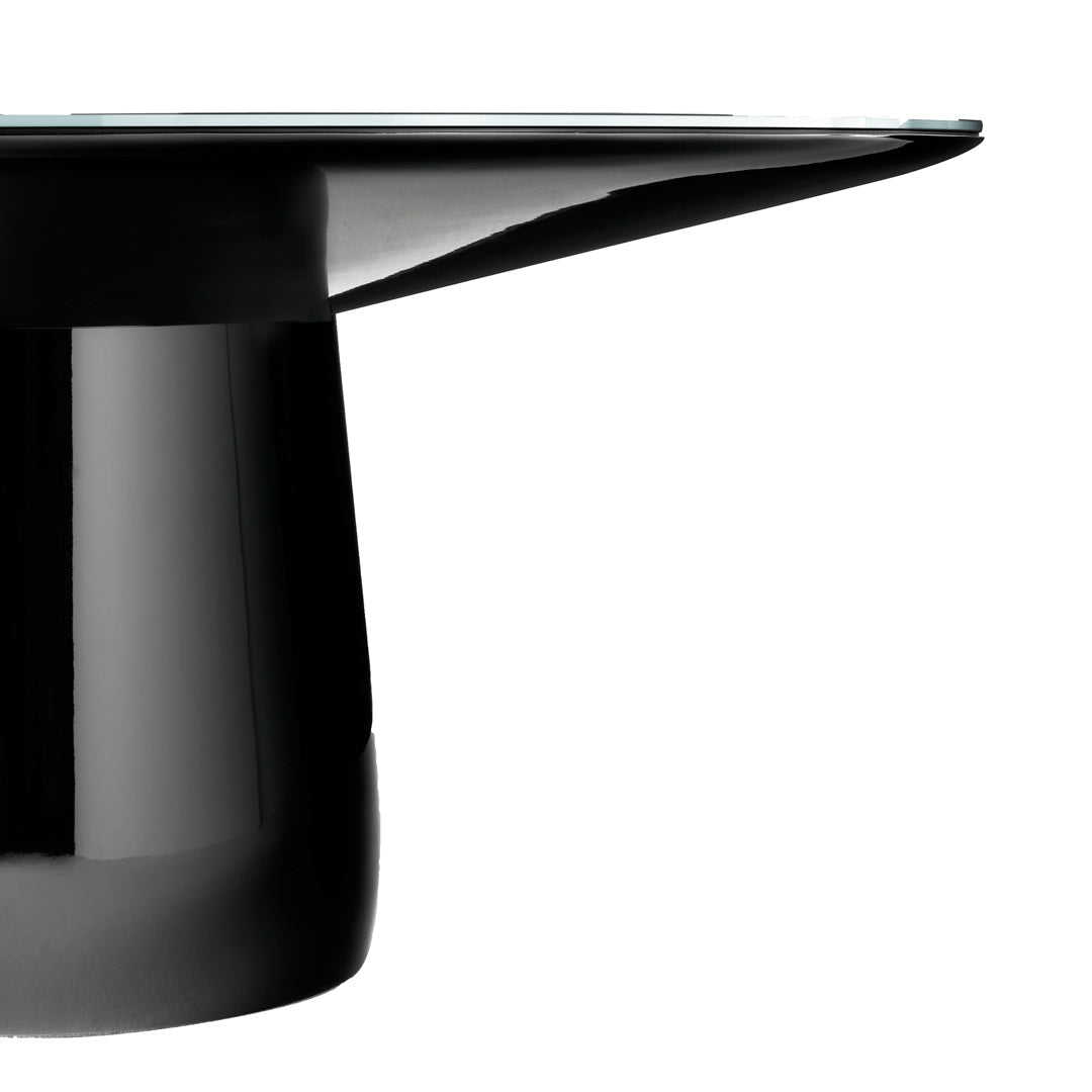 Roundel Dining Table – Italian Designer Glass Statement Piece