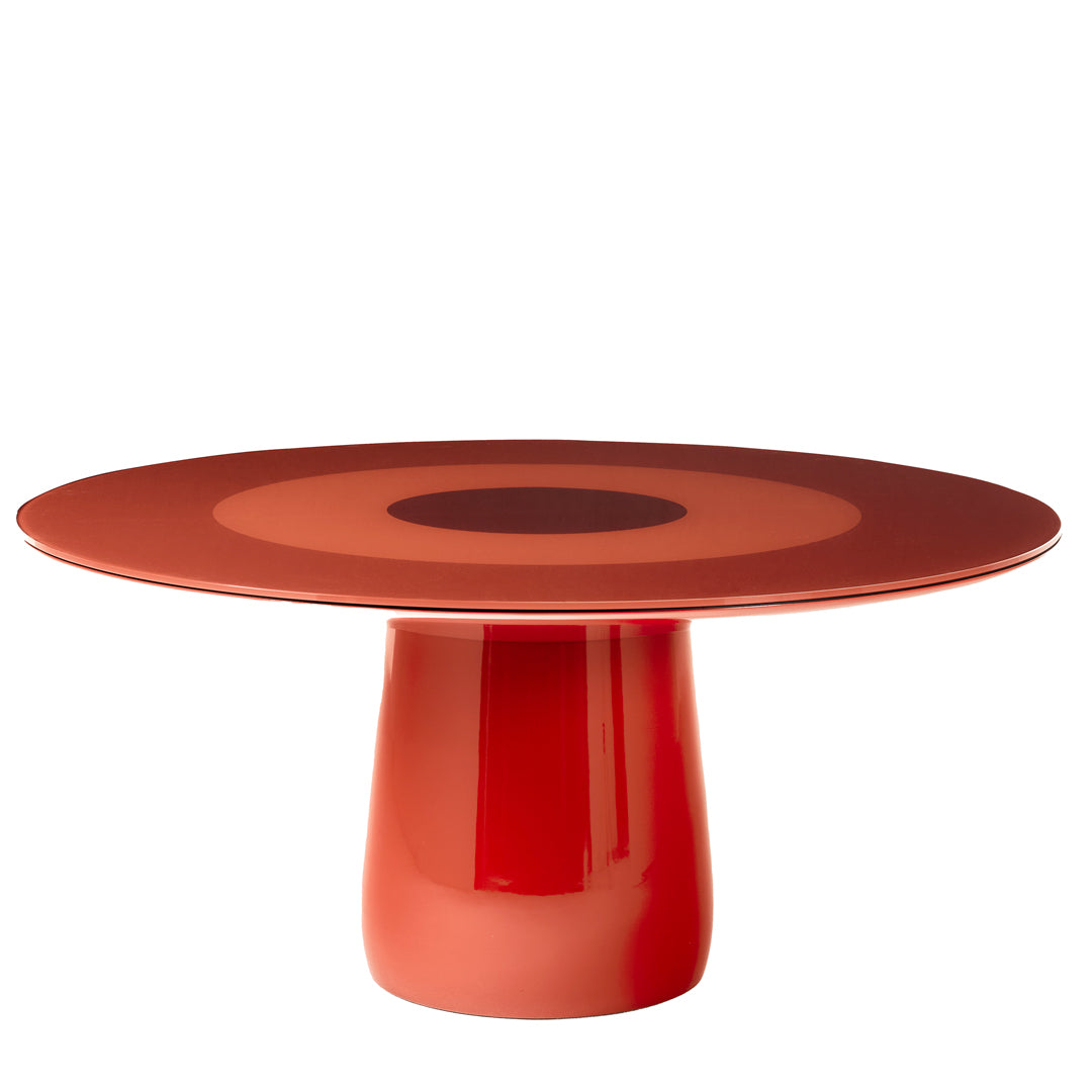 Roundel Dining Table – Italian Designer Glass Statement Piece