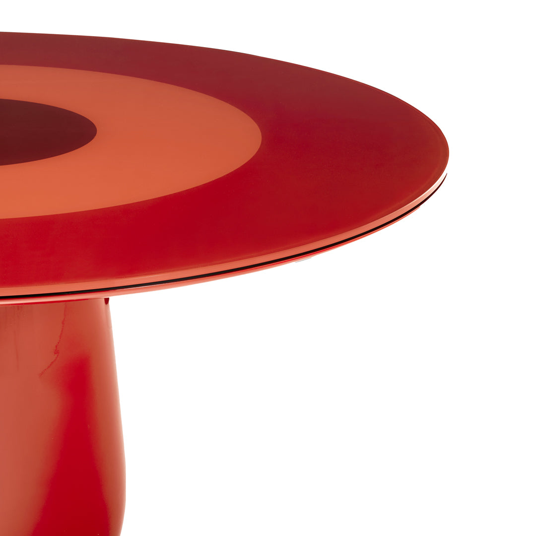 Roundel Dining Table – Italian Designer Glass Statement Piece