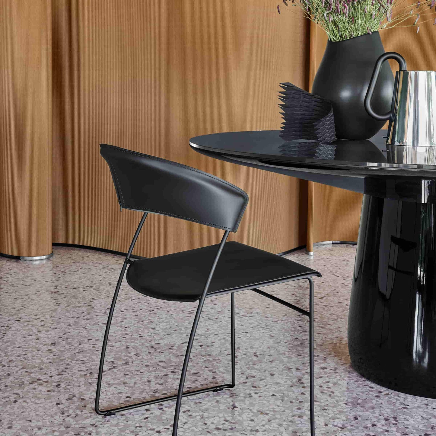 Roundel Dining Table – Italian Designer Glass Statement Piece