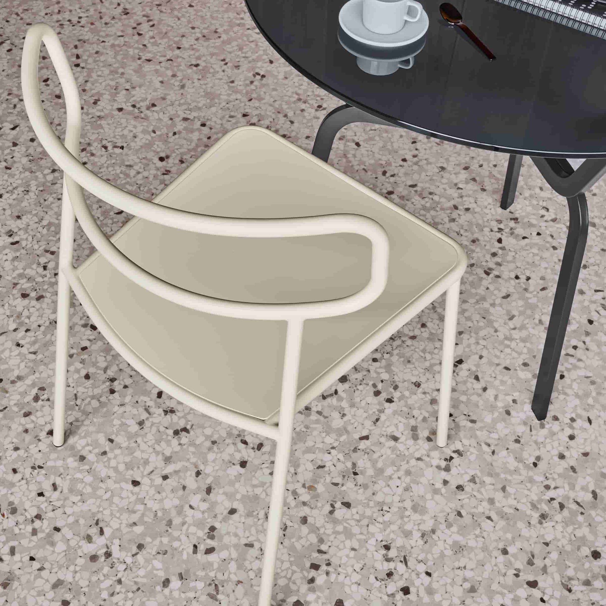 Paloma Stackable Outdoor Chair – Stainless Steel Baleri Italia Minimalist Design