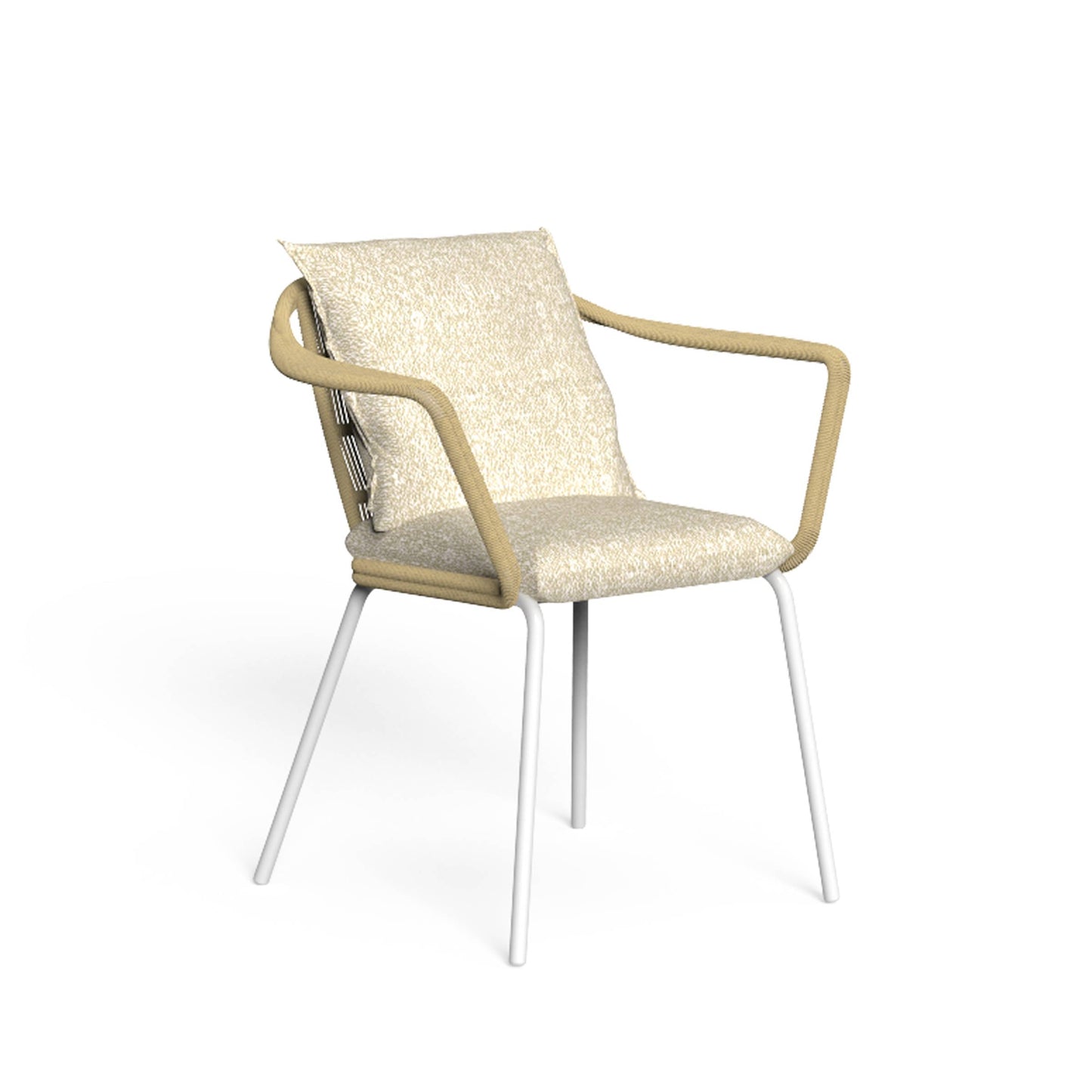 Cruise Alu Outdoor Dining Chair – Braided Rope & Aluminium – Talenti by Ludovica + Roberto Palomba – Contemporary Statement Piece
