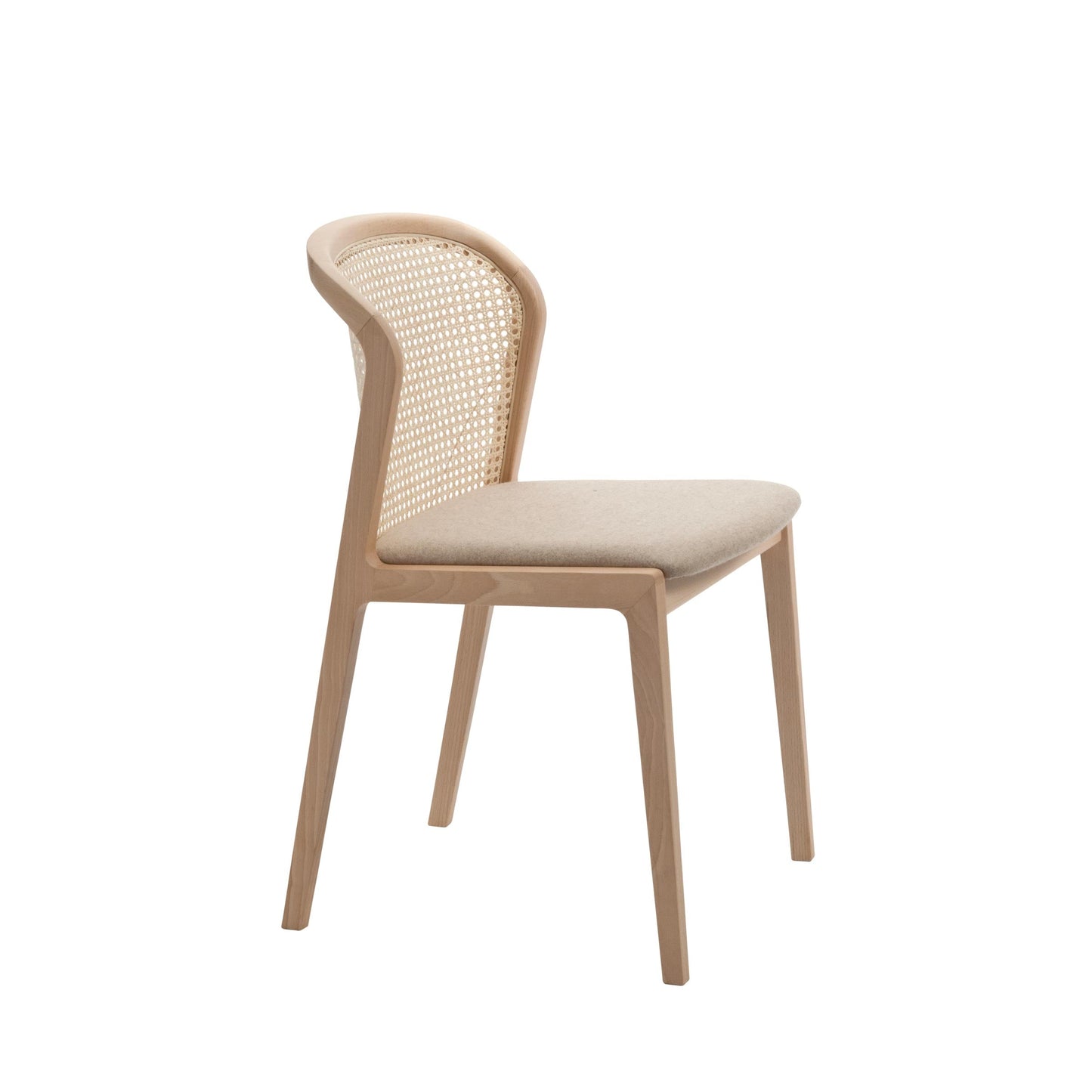 Vienna Dining Chair – Hand-Woven Straw Back, Beechwood Frame