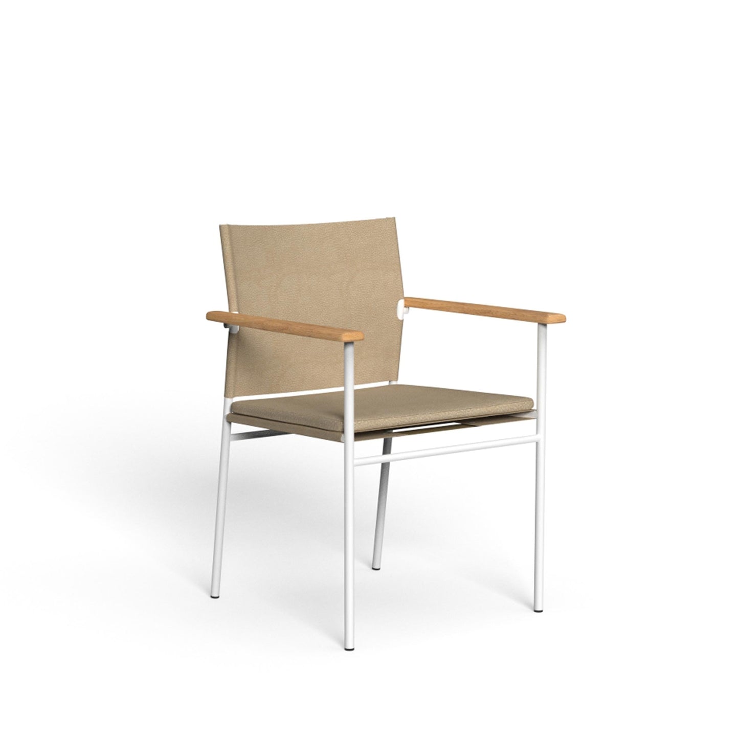 Talenti Allure Outdoor Dining Chair – Faux Leather & Steel Italian Designer Piece