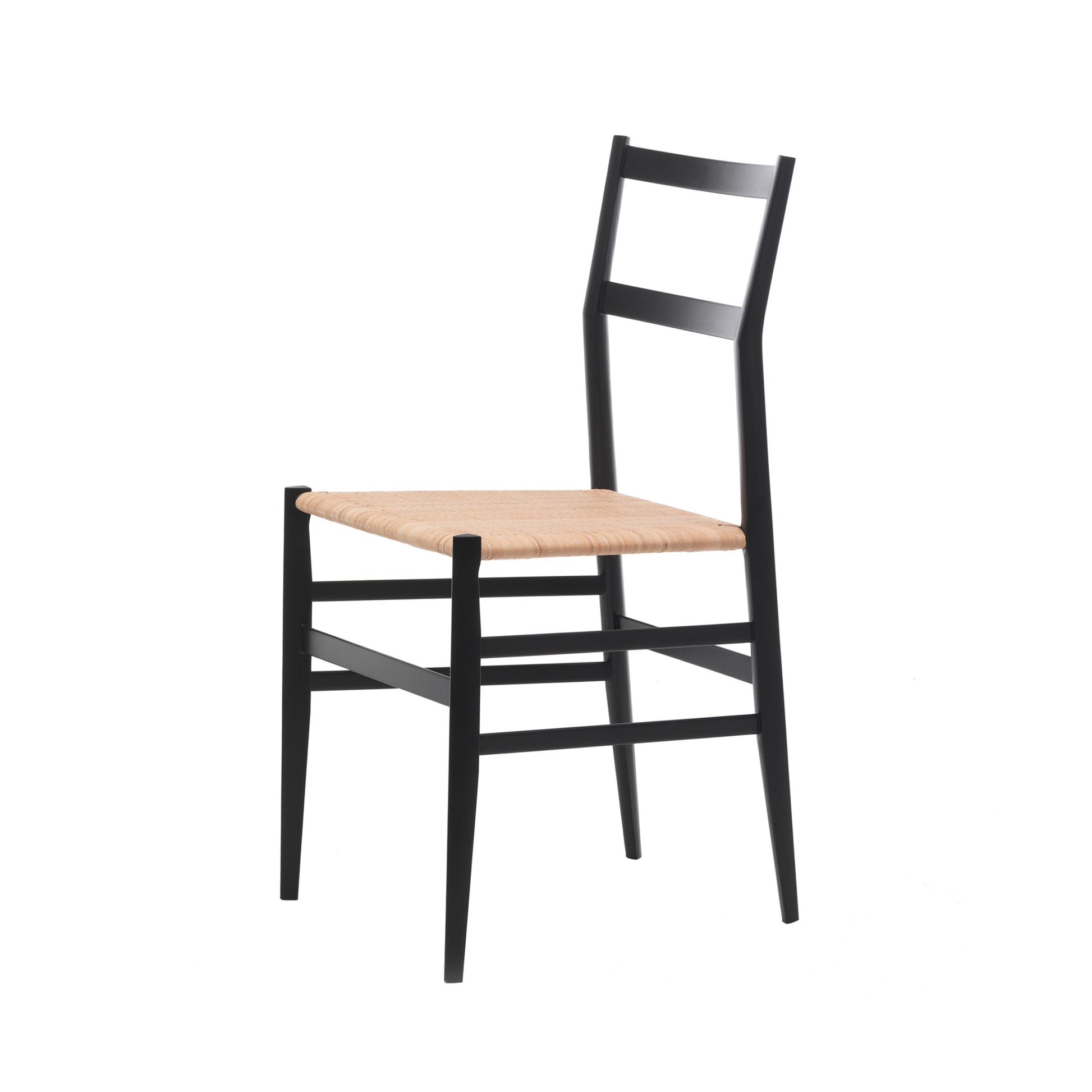Gio Ponti Superleggera Italian Designer Chair – Ash Wood & Rattan Seat