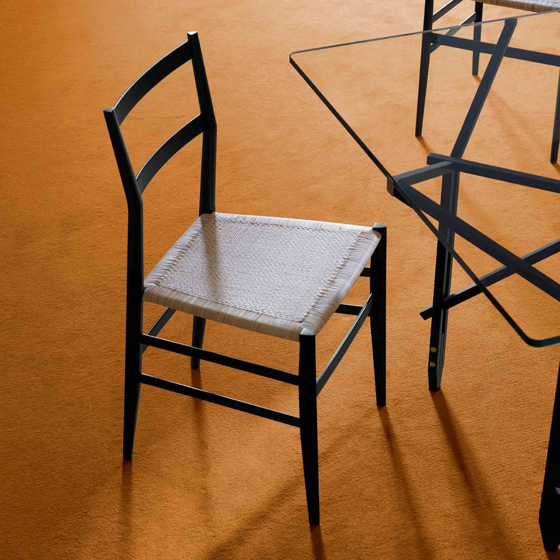 Gio Ponti Superleggera Italian Designer Chair – Ash Wood & Rattan Seat
