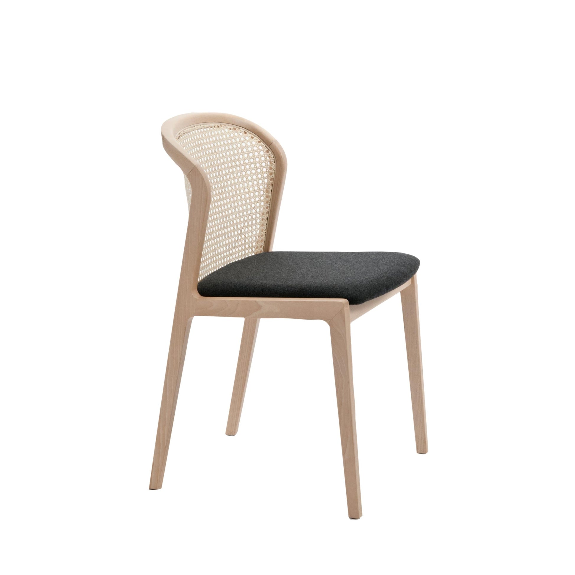 Vienna Dining Chair – Hand-Woven Straw Back, Beechwood Frame