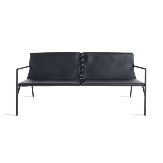 Luxury TOUT LE JOUR Leather Two-Seater Sofa Modern Italian Style for Villa
