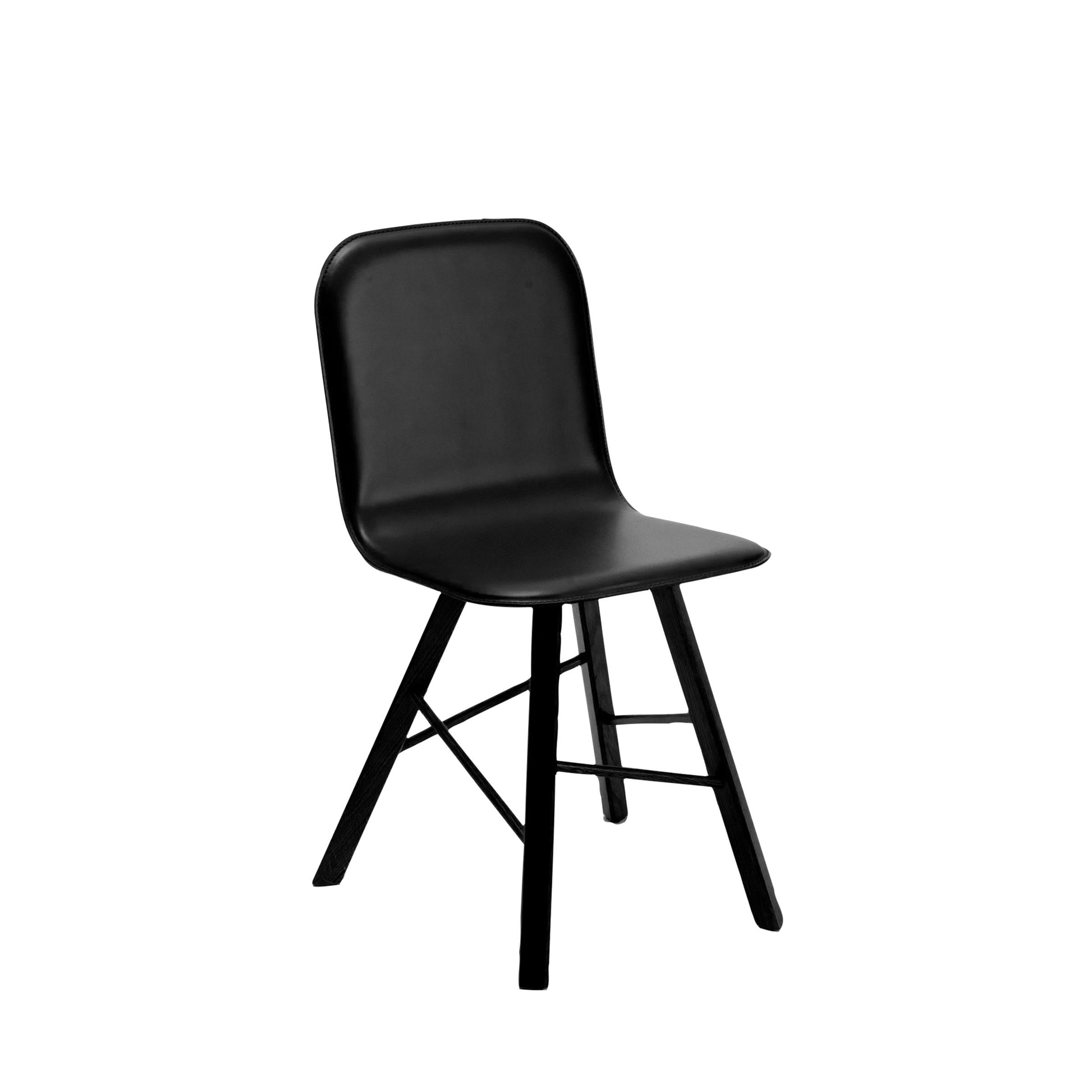 Tria Simple Dining Chair – Curved Plywood Shell & Solid Oak by Colé Italia