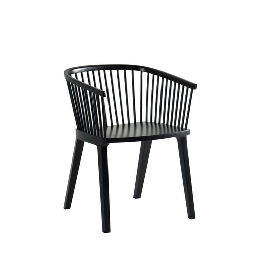 Colé Italia Secreto Dining Chair – Windsor-Inspired Beechwood Seat – Contemporary Designer Furniture