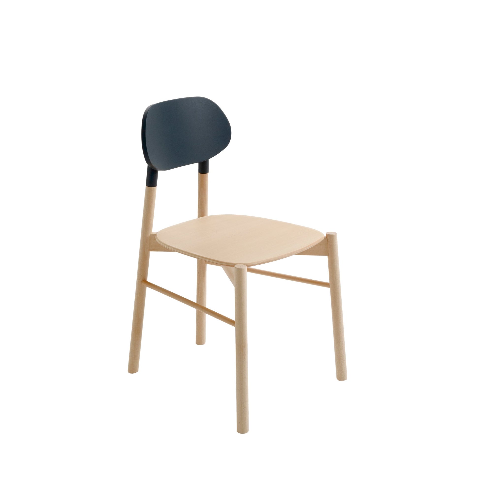 Bokken Dining Chair – Streamlined Beechwood Statement Piece by Colé Italia