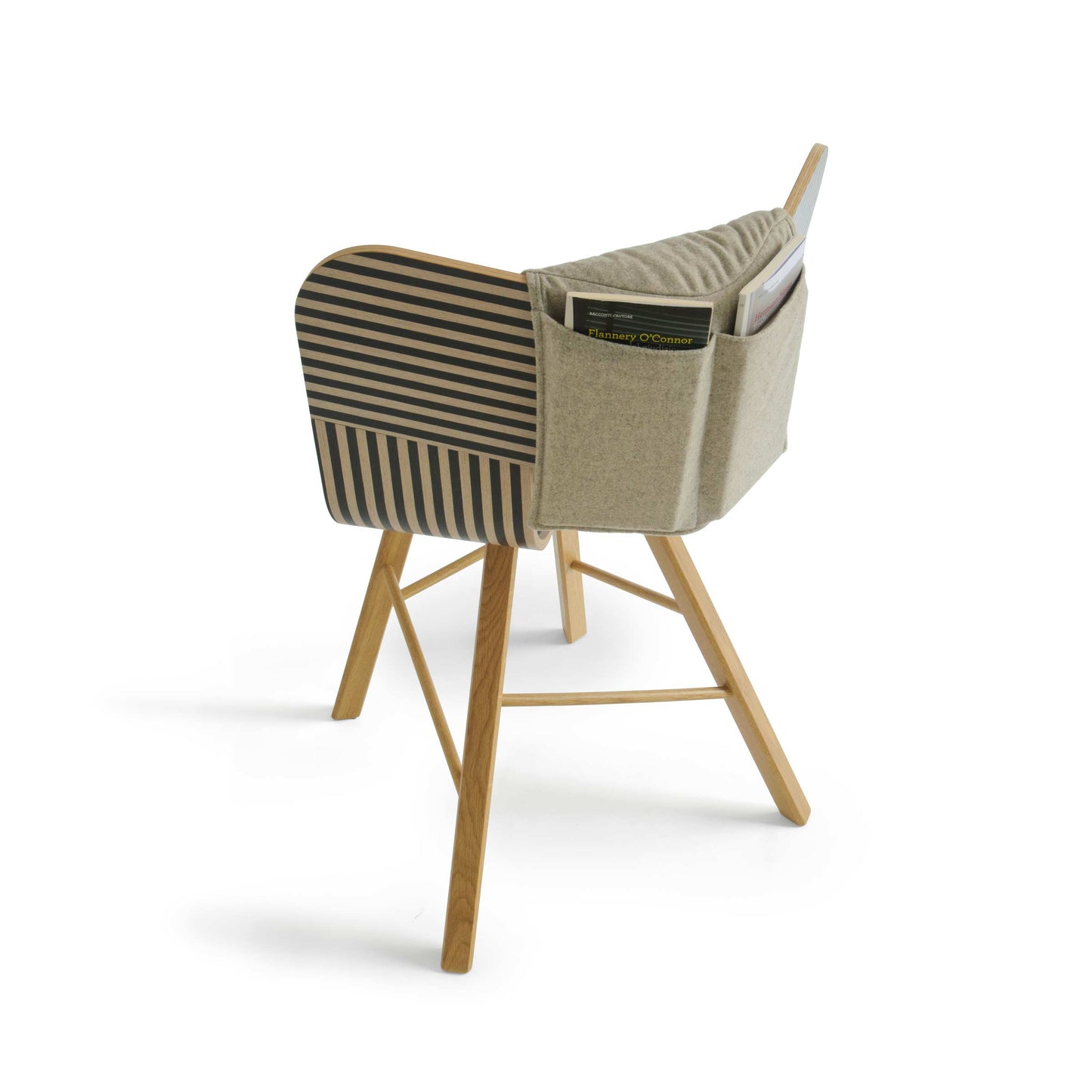 Tria Wood Dining Chair – Sculptural Curved Plywood Seat by Colé Italia