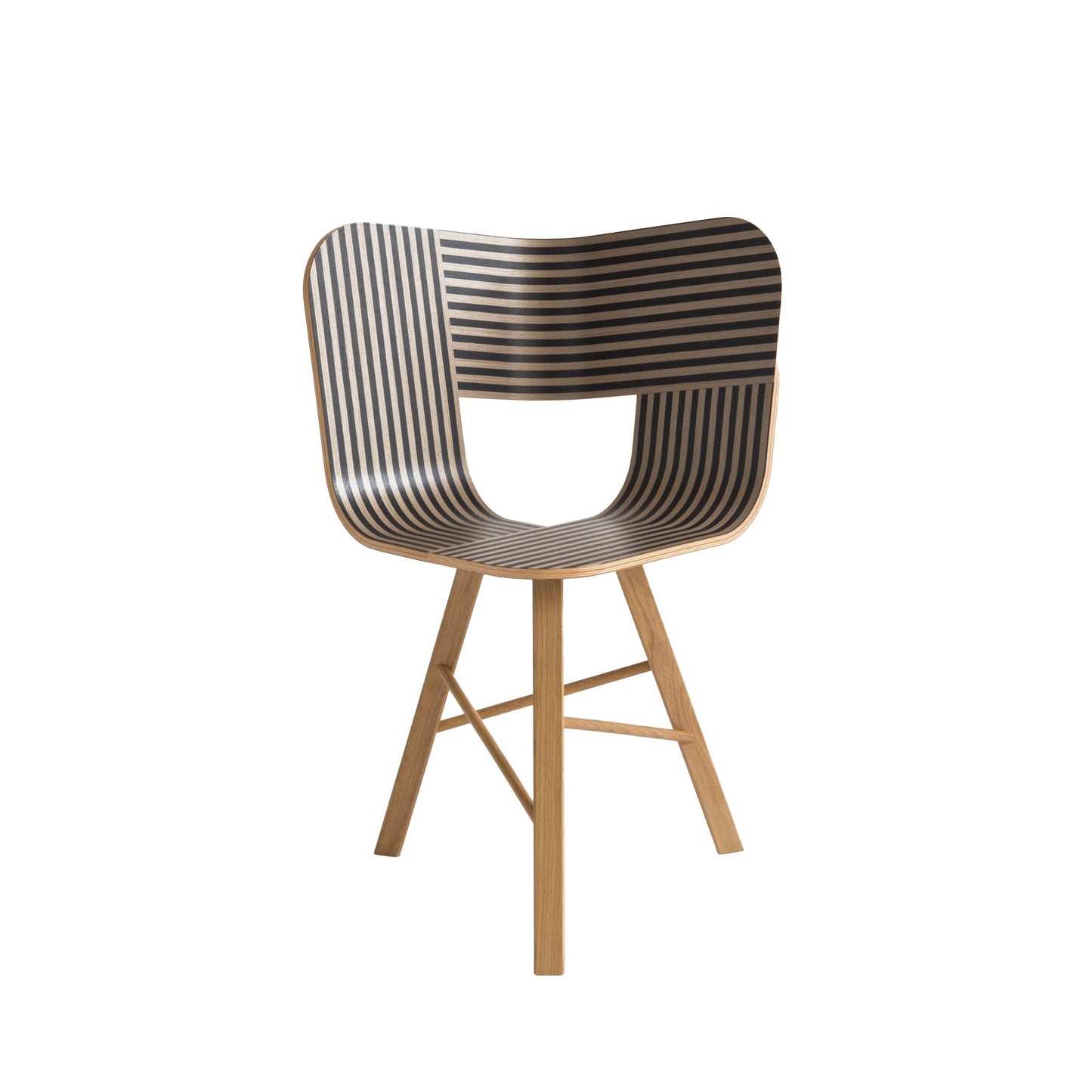 Tria Wood Dining Chair – Sculptural Three-Leg Oak Design by Colé Italia