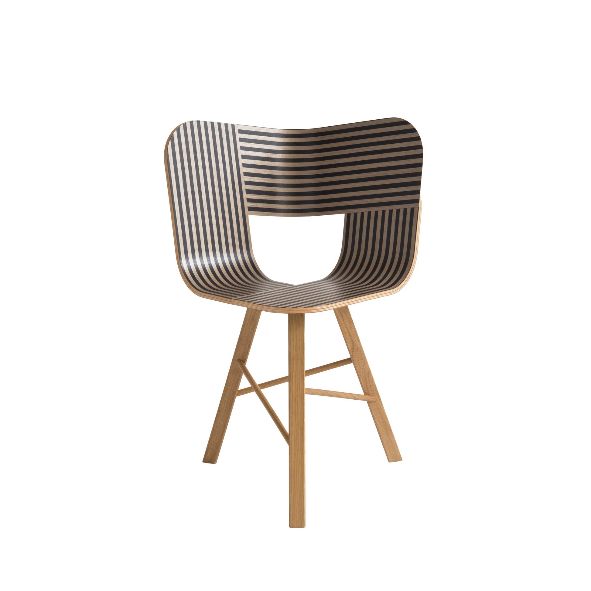 Tria Wood Dining Chair – Sculptural Three-Leg Oak Design by Colé Italia