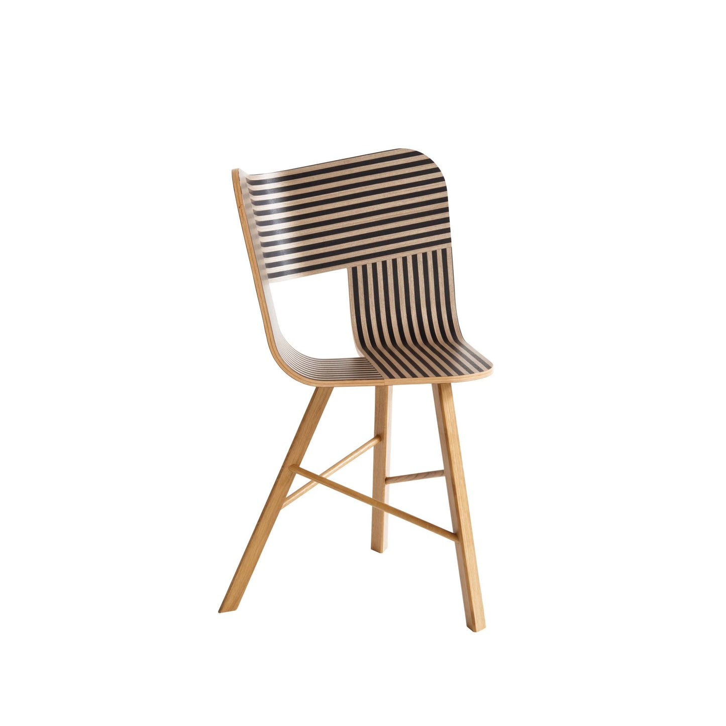 Tria Wood Dining Chair – Sculptural Three-Leg Oak Design by Colé Italia